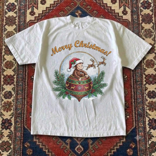 Vtg curious george christmas - vtg,