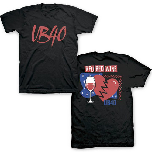 Ub40 red wine - ub40, t-shirt