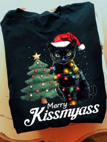 Funny cat merry - funny,